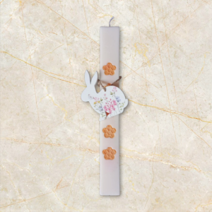 Πασχαλινή λαμπάδα "Λαγουδάκι"