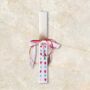 Αρωματική Λαμπάδα Φράουλα με σταυρουδάκι