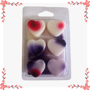 Wax melts Roses heart